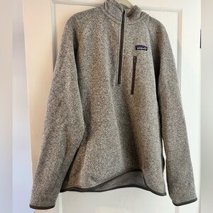 Men’s L Patagonia Better Sweater 1/4 Zip